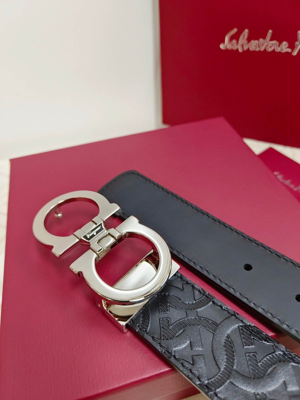 페라가모 남성 3.5cm 소가죽 벨트 001-229510