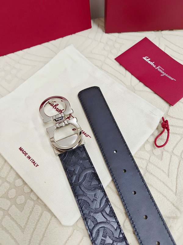 페라가모 남성 3.5cm 소가죽 벨트 001-229510