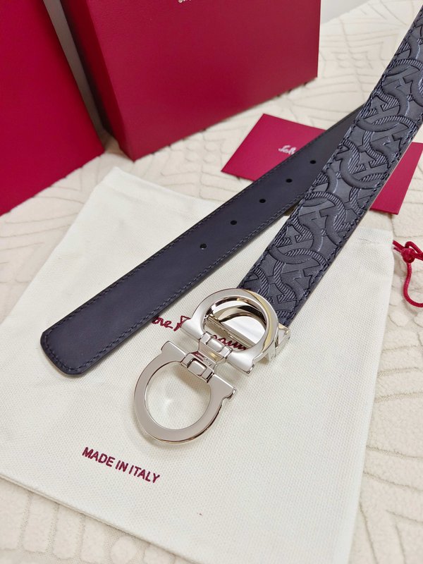 페라가모 남성 3.5cm 소가죽 벨트 001-229510