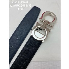 페라가모 벨트 NFC 칩 스캔 3.5cm 폭 001-229515