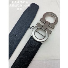 페라가모 더블 G 버클 가죽 벨트 001-229518