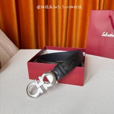페라가모 남성 수입 소가죽 벨트 001-229519