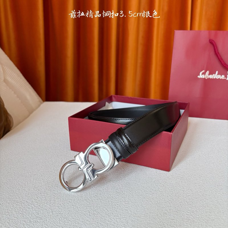 페라가모 남성 수입 소가죽 벨트 001-229523