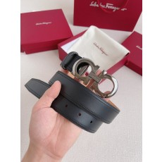 살바토레 페라가모 클래식 가죽 벨트 001-229535