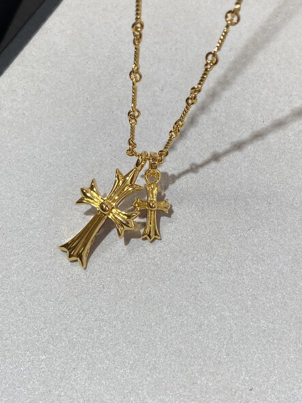 크롬하츠 루비 더블 크로스 목걸이 001-229731