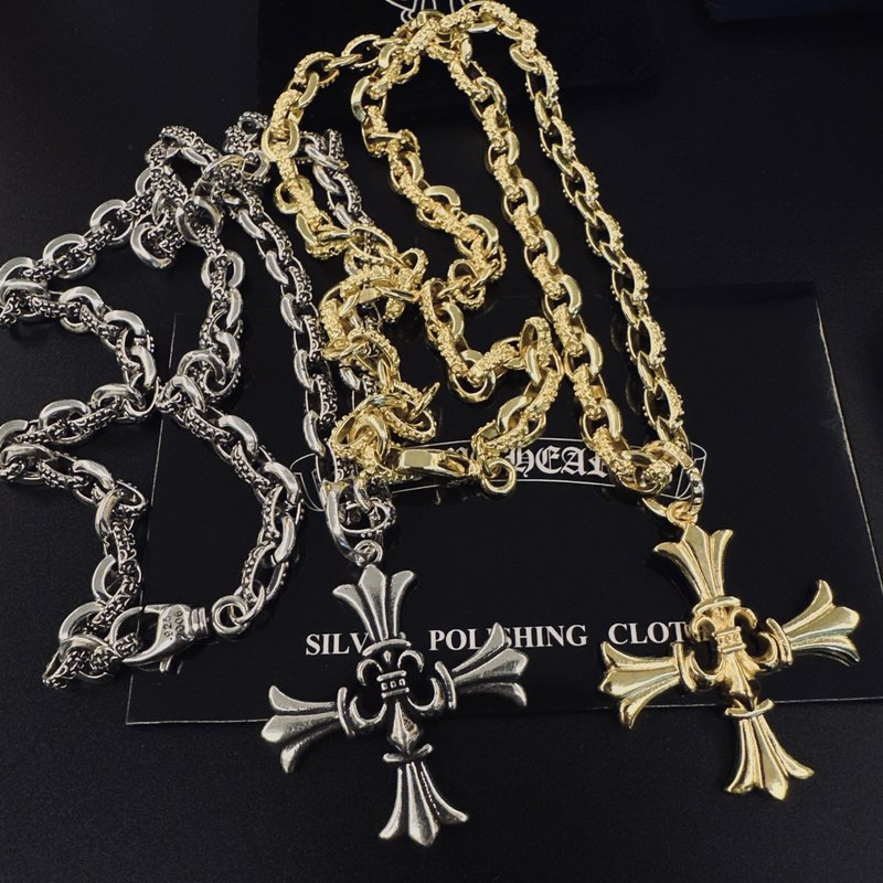 크롬하츠 빈티지 크로스 목걸이 001-229743