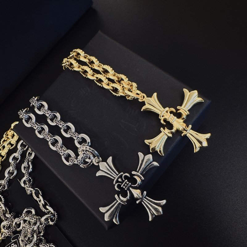 크롬하츠 빈티지 크로스 목걸이 001-229743
