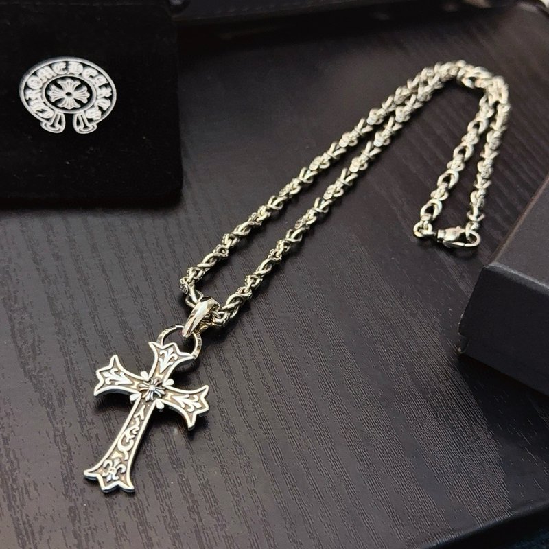 크롬하츠 빈티지 십자가 펜던트 목걸이 001-229747