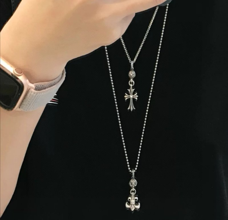 크롬하츠 보이 스카우트 꽃 목걸이 001-229787