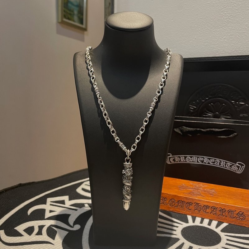 크롬하츠 빈티지 드래곤 크로스 목걸이 001-229853