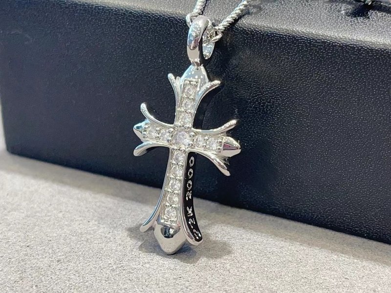 크롬하츠 더블 크로스 목걸이 커플 아이템 001-229896