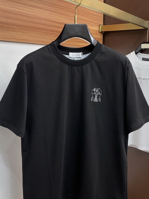 남성 순면 라운드넥 반팔 티셔츠 기본款 001-230763
