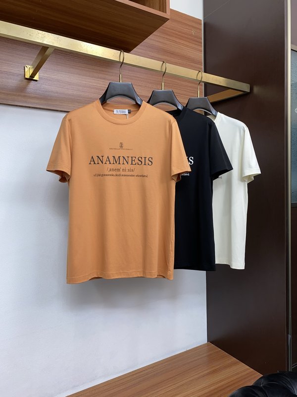 봄여름 신상 라운드넥 반팔 자수 티셔츠 001-230806