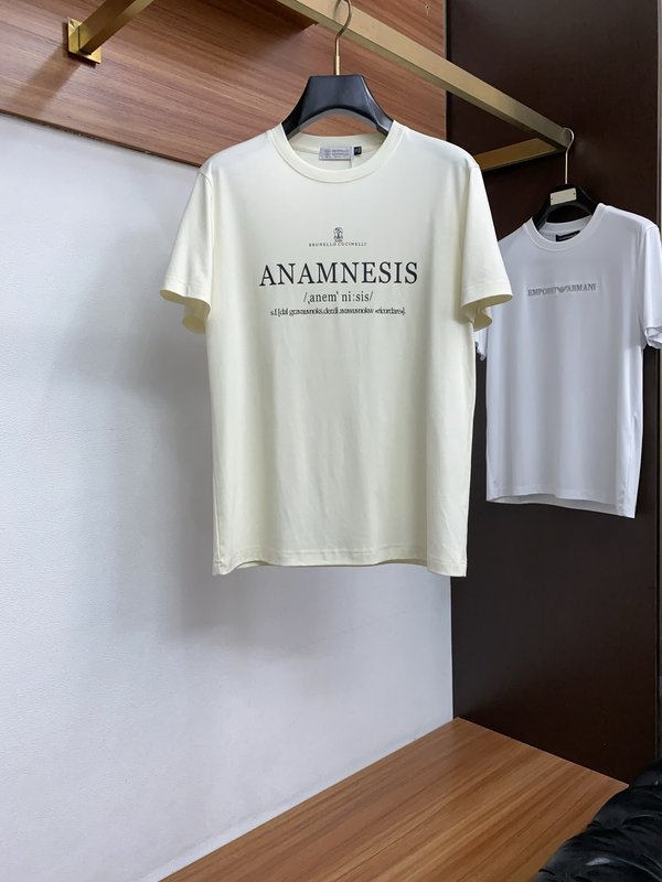 봄여름 신상 라운드넥 반팔 자수 티셔츠 001-230806