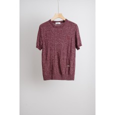 남성 린넨 텐셀 혼방 라운드넥 반팔 티셔츠 001-230810