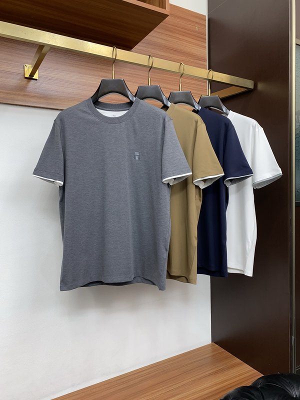 프리미엄 커스텀 머서라이즈드 코튼 반팔 티셔츠 001-230814