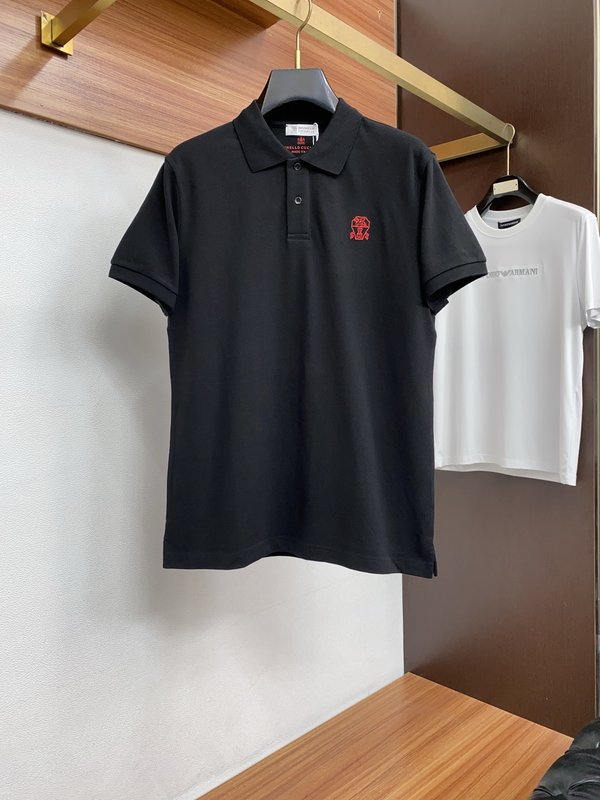 남성 피케 면 반팔 폴로 셔츠 001-230824