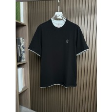 신장 면 마이크로 와이드 숏슬리브 티셔츠 001-230847