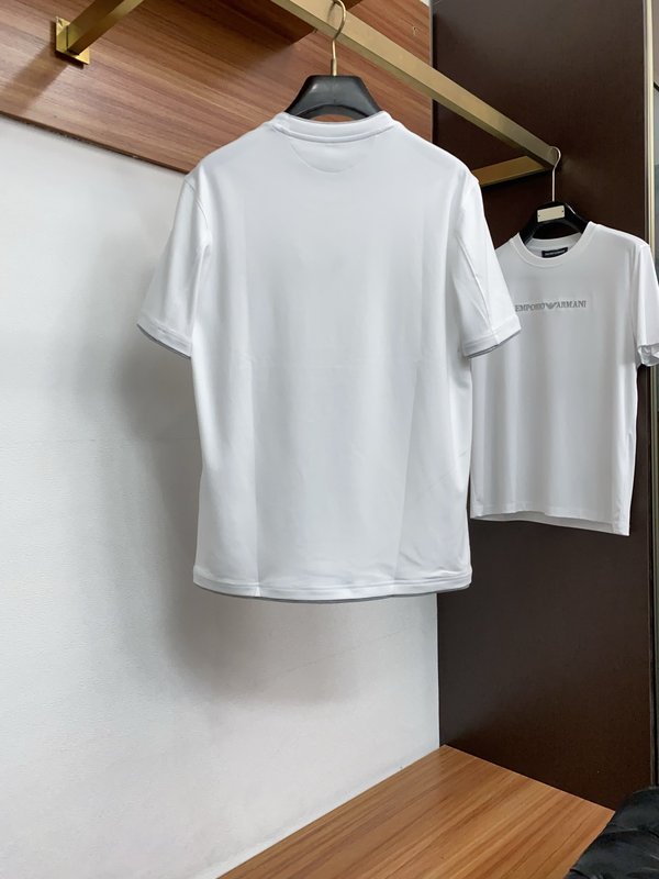 초봄 라운드넥 반팔 티셔츠 심플 캐주얼 001-230866