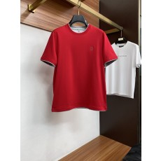 브루넬로 쿠치넬리 라운드넥 반팔 티셔츠 001-230869
