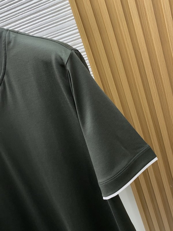 이른 봄 남성 라운드넥 반팔 티셔츠 001-230877