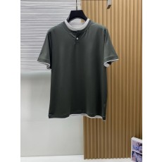 이른 봄 남성 라운드넥 반팔 티셔츠 001-230877