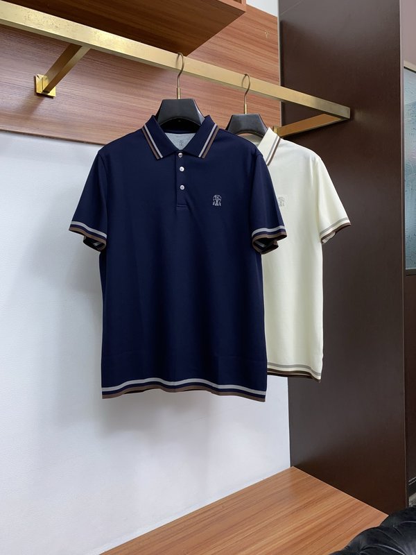 클래식 올드머니 스타일 자수 포로 셔츠 001-230899