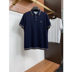 클래식 올드머니 스타일 자수 포로 셔츠 001-230899