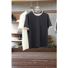 브루넬로 쿠치넬리 자수 레이어드 라운드 티셔츠 001-230903