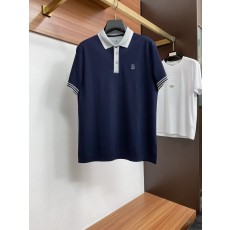 남성 고급 심플 칼라 폴로 반팔 티셔츠 001-230908