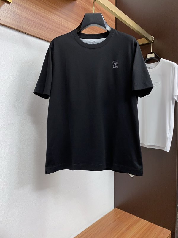 고급 맞춤 면 반팔 티셔츠 001-230910