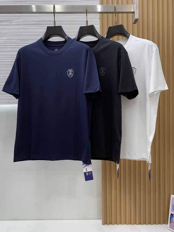 고급 면 모달 혼방 남성 반팔 티셔츠 001-230913