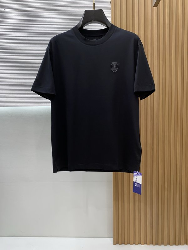고급 면 모달 혼방 남성 반팔 티셔츠 001-230913