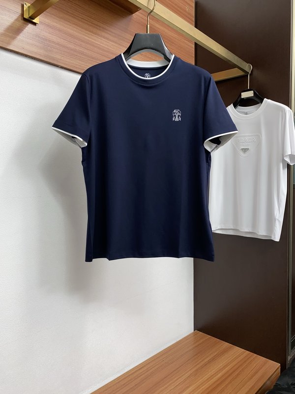 봄여름 남성 심플 반팔 티셔츠 001-230919