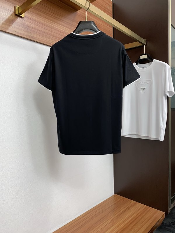 봄여름 남성 심플 라운드넥 반팔 티셔츠 001-230921