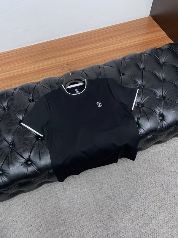 봄여름 남성 심플 라운드넥 반팔 티셔츠 001-230921