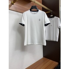 봄여름 남성 심플 라운드넥 반팔 티셔츠 001-230922
