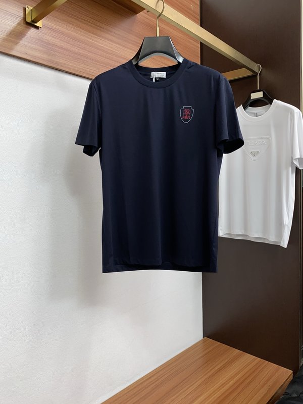 남성 순면 라운드넥 반팔 티셔츠 베이직 001-230939