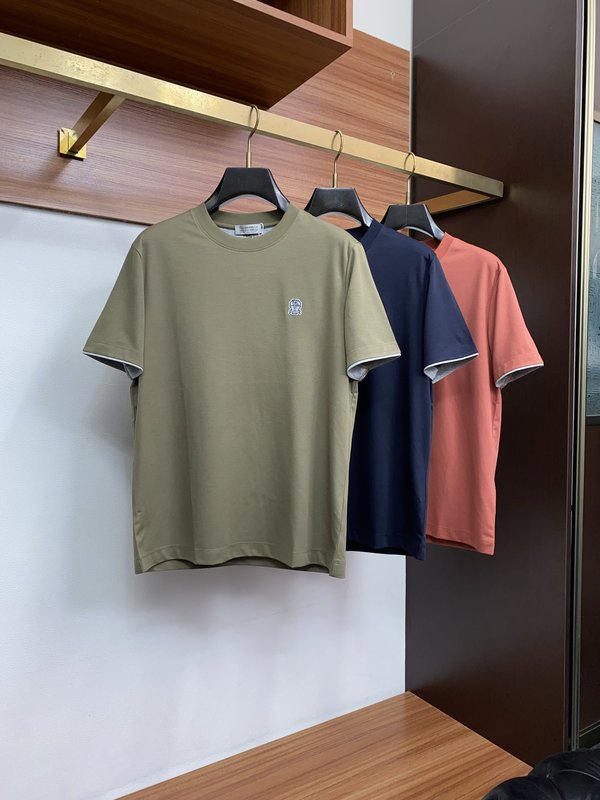 클래식 패션 라운드넥 반팔 티셔츠 001-230944