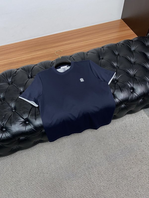 클래식 패션 라운드넥 반팔 티셔츠 001-230944
