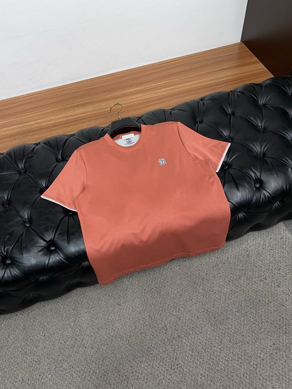 클래식 패션 라운드넥 반팔 티셔츠 001-230945