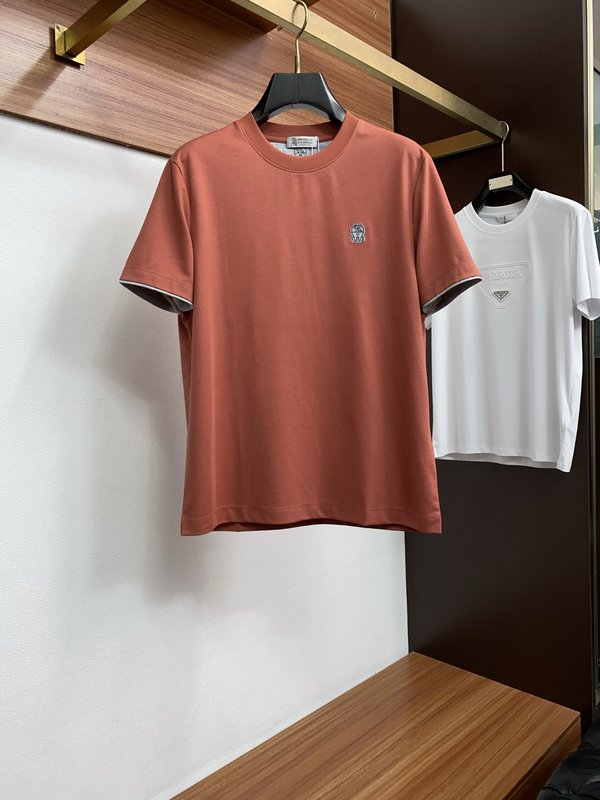 클래식 패션 라운드넥 반팔 티셔츠 001-230945
