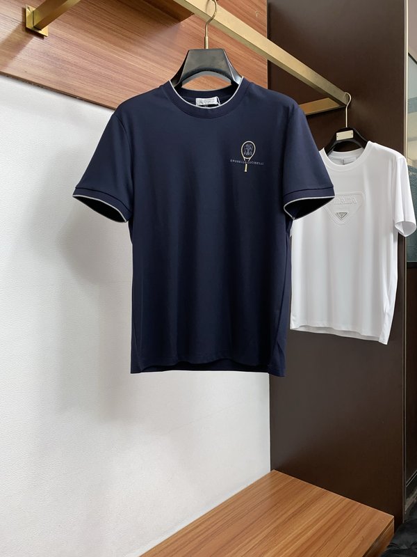 남성 순면 라운드넥 반팔 티셔츠 베이직 001-230951