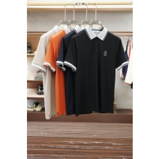 남성 머서화 코튼 3 버튼 반팔 폴로 셔츠 001-230974