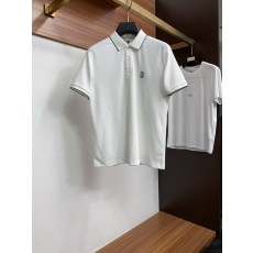 세로 줄무늬 피케 비즈니스 폴로 셔츠 001-230986