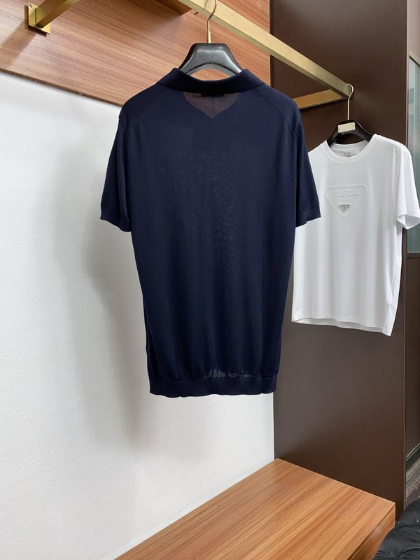 클래식 올드머니 스타일 텐셀 혼방 면 반팔 티셔츠 001-230991