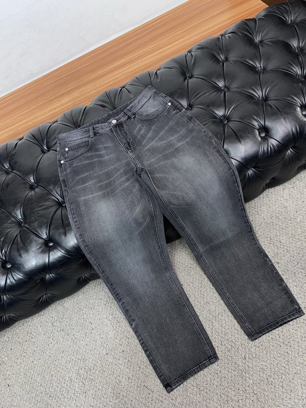 장면화 면 슬림 스트레이트 진 001-230999