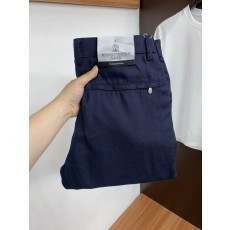 남성 코튼 린넨 캐주얼 정장 바지 001-231018