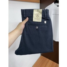 프리미엄 린넨 코튼 캐주얼 정장 바지 001-231033