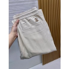 봄여름 신상 정방적 면린 캐주얼 팬츠 001-231043